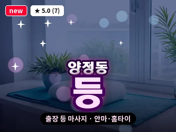 부산 양정동 출장 등 마사지