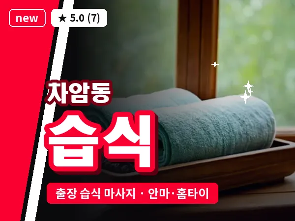 충남 천안시서북구 차암동 출장 습식 마사지
