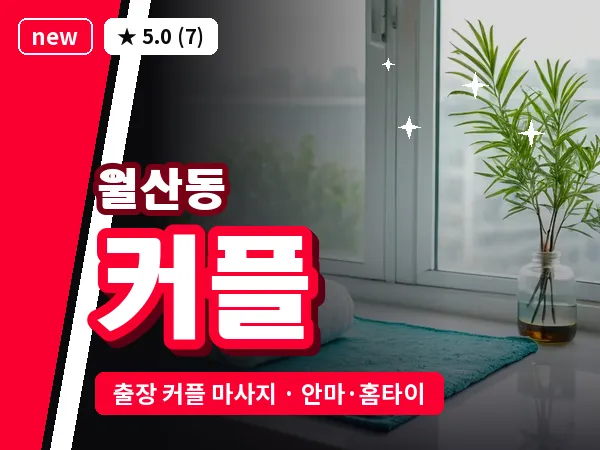광주 월산동 출장 커플 마사지