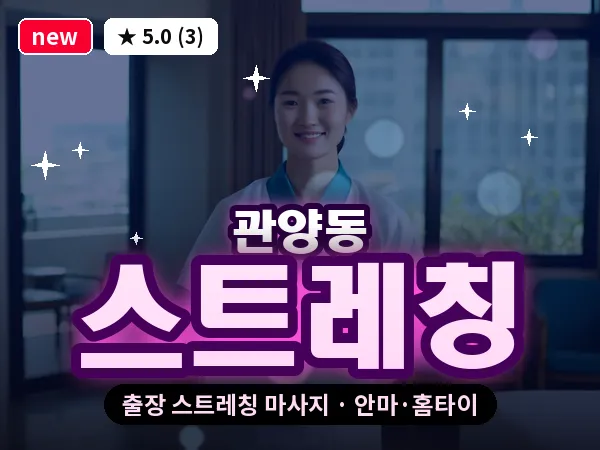 경기 안양시동안구 관양동 출장 스트레칭 마사지