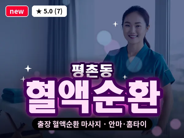 경기 안양시동안구 평촌동 출장 혈액순환 마사지