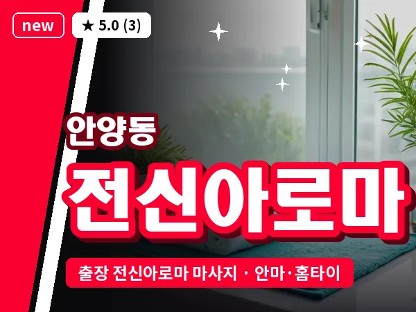 경기 안양시만안구 안양동 출장 전신아로마 마사지