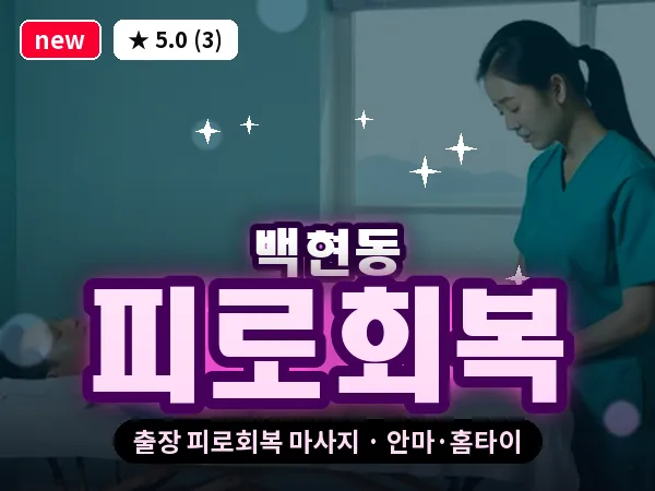 경기 성남시분당구 백현동 출장 피로회복 마사지