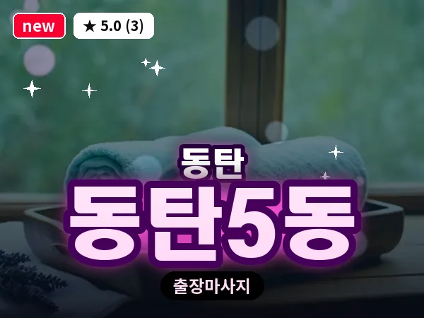 경기 동탄 동탄5동 출장 림프 마사지