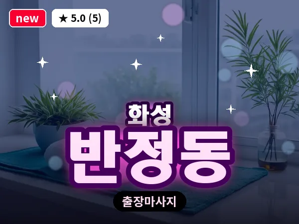 경기 화성시 반정동 출장 건식 마사지