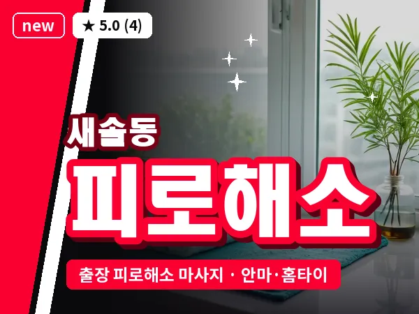 경기 화성시 새솔동 출장 피로해소 마사지