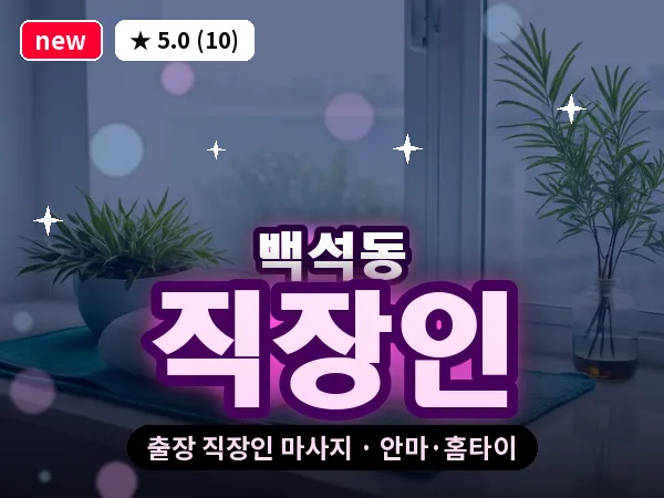 경기 고양시일산동구 백석동 출장 직장인 마사지