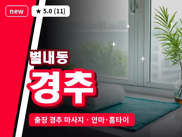 경기 남양주시 별내동 출장 경추 마사지