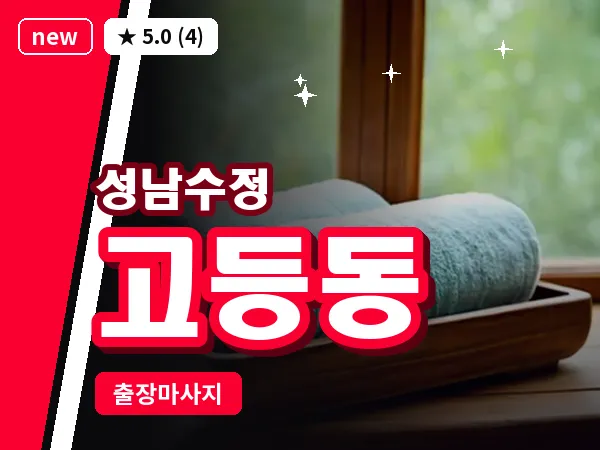 경기 성남시수정구 고등동 출장 회복 마사지