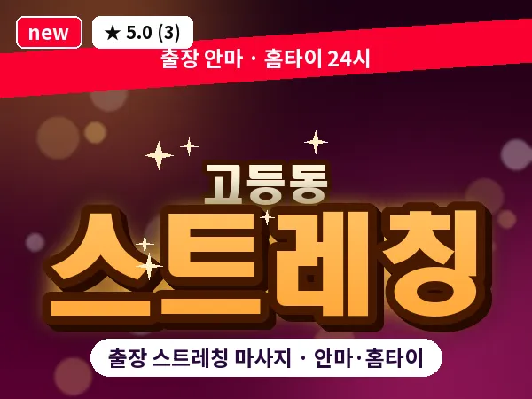 경기 성남시수정구 고등동 출장 스트레칭 마사지