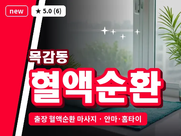 경기 시흥시 목감동 출장 혈액순환 마사지