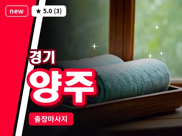 경기 양주 출장 지압 마사지