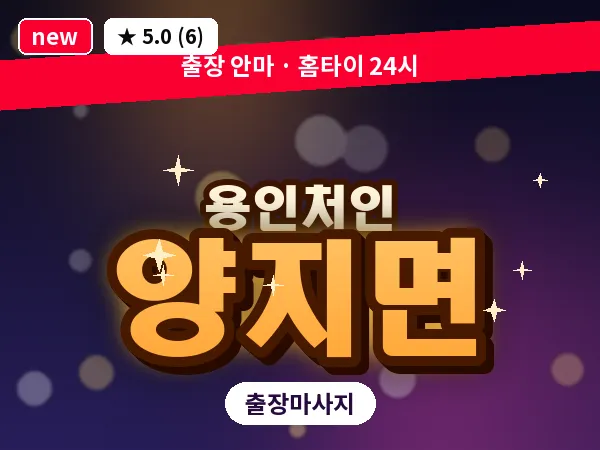 경기 용인시처인구 양지면 출장 발반사 마사지