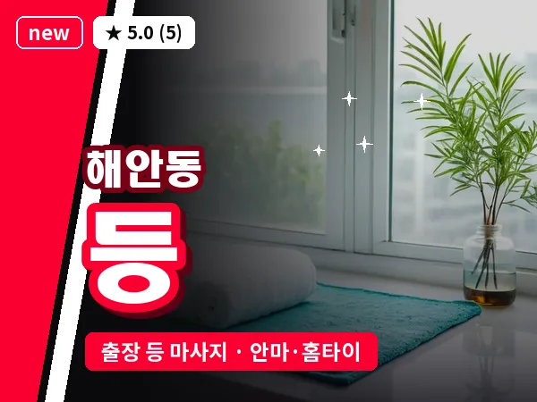 인천 해안동 출장 등 마사지