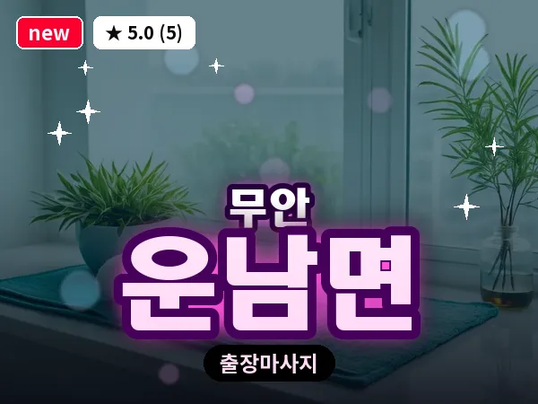전남 무안군 운남면 출장 VIP 마사지