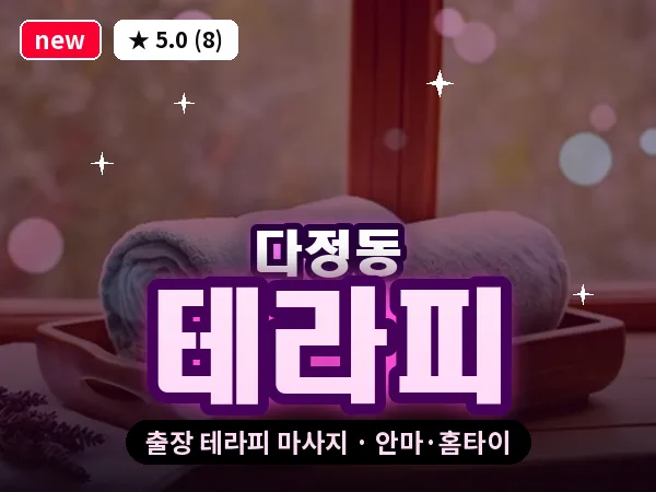 세종 세종시 다정동 출장 테라피 마사지