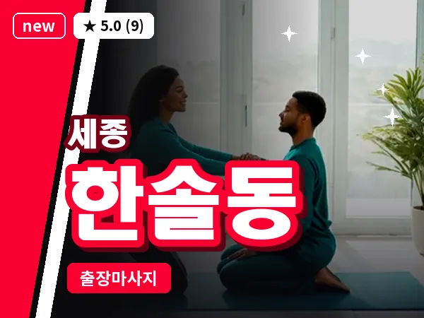 세종 세종시 한솔동 출장 프리미엄 마사지