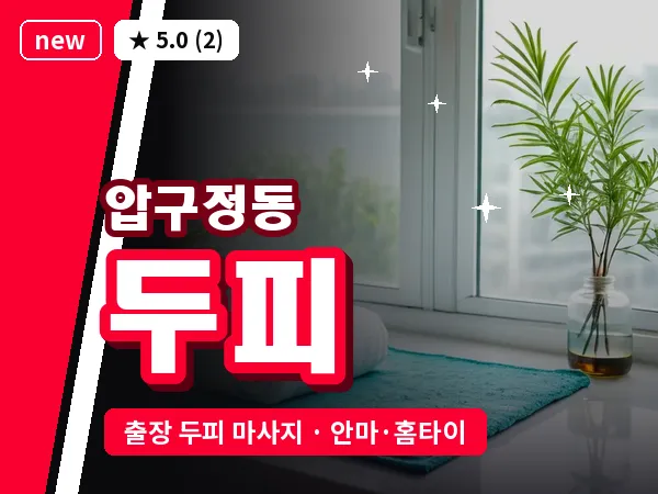 서울 강남구 압구정동 출장 두피 마사지