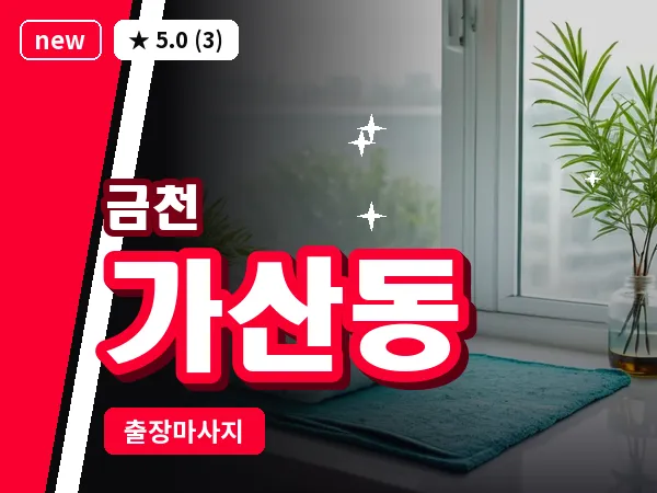 서울 금천구 가산동 출장 허리 마사지