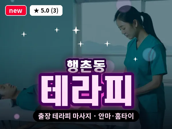 서울 종로구 행촌동 출장 테라피 마사지