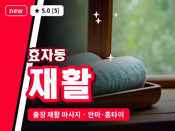 서울 종로구 효자동 출장 재활 마사지