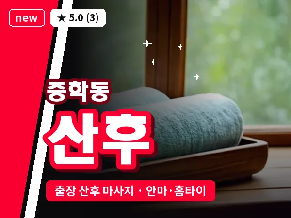 서울 종로구 중학동 출장 산후 마사지