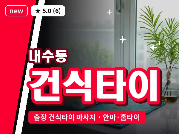 서울 종로구 내수동 출장 건식타이 마사지