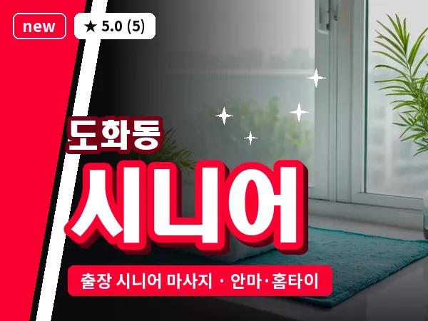서울 마포구 도화동 출장 시니어 마사지