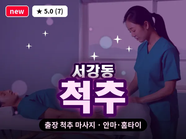 서울 마포구 서강동 출장 척추 마사지