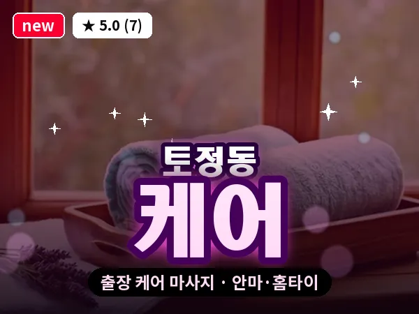 서울 마포구 토정동 출장 케어 마사지
