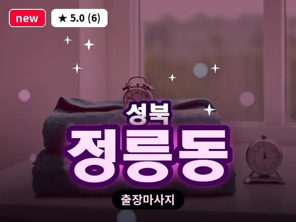 서울 성북구 정릉동 출장 여성전용 마사지