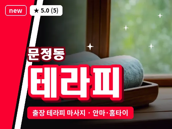 서울 송파구 문정동 출장 테라피 마사지