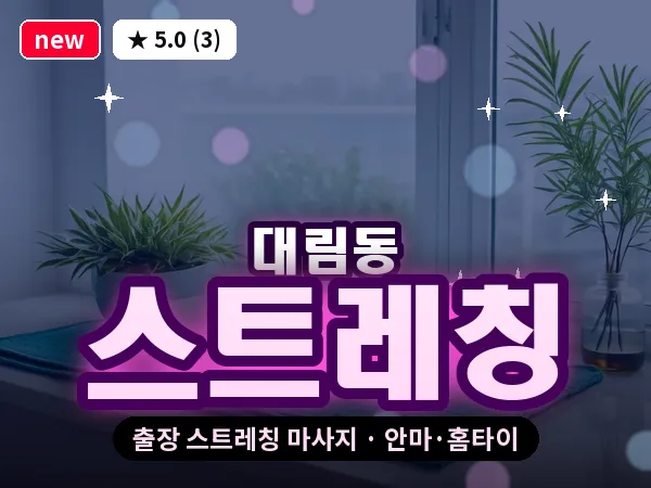서울 영등포구 대림동 출장 스트레칭 마사지
